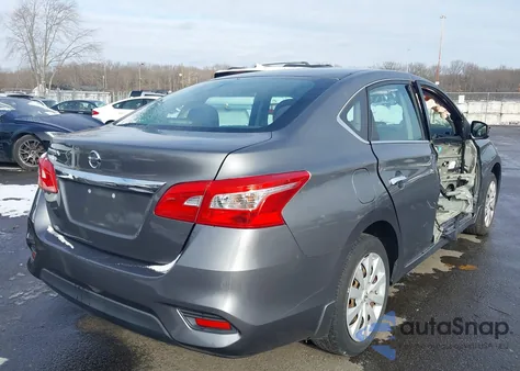 2019 Nissan Sentra S из США, поврежденный, VIN 3N1AB7AP1KY259319